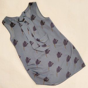 Size XS: Tulip Print Blouse Style 984